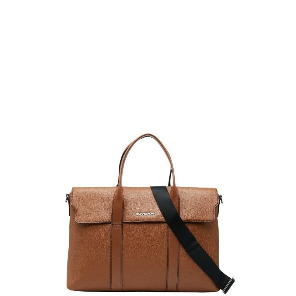 Michael Kors Business Leather Shoulder Bag Brown